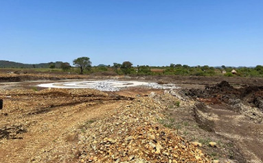 尾礦濃密機基礎模板、鋼筋完成